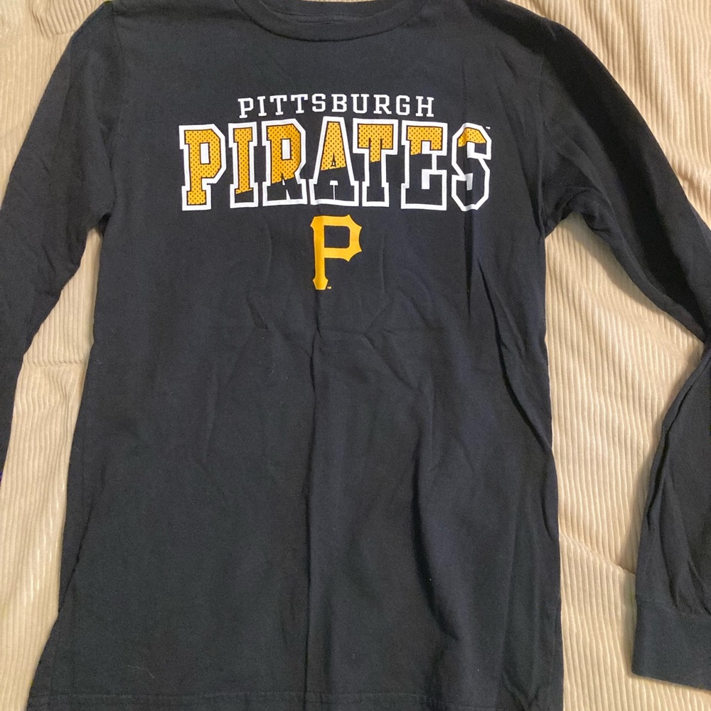 Genuine Merchandise Black and Yellow Long Sleeve Tee